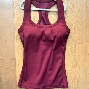 burgundy alo tank